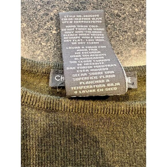 Chelsea & Theodore olive Sweater size XL - Picture 9 of 9